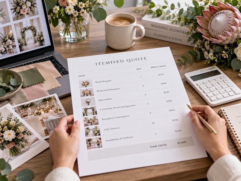 Floral design by Aisle and Stem