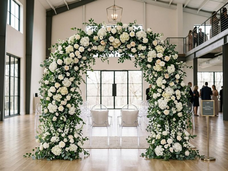 Floral design by Aisle and Stem