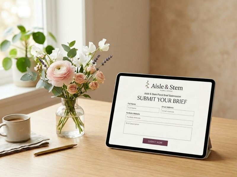 Floral design by Aisle and Stem