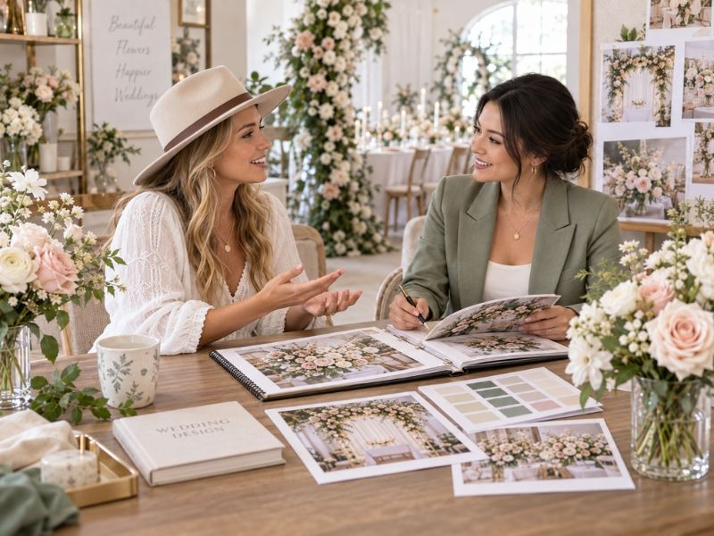 Floral design by Aisle and Stem