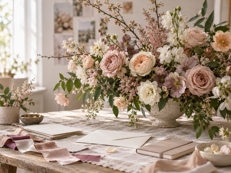The fastest way to reach us Floral design by Aisle and Stem