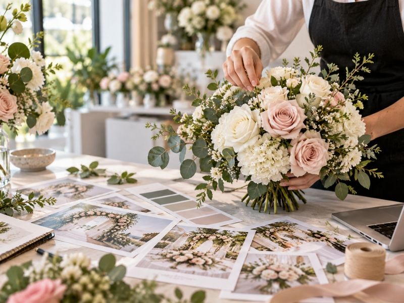 Floral design by Aisle and Stem