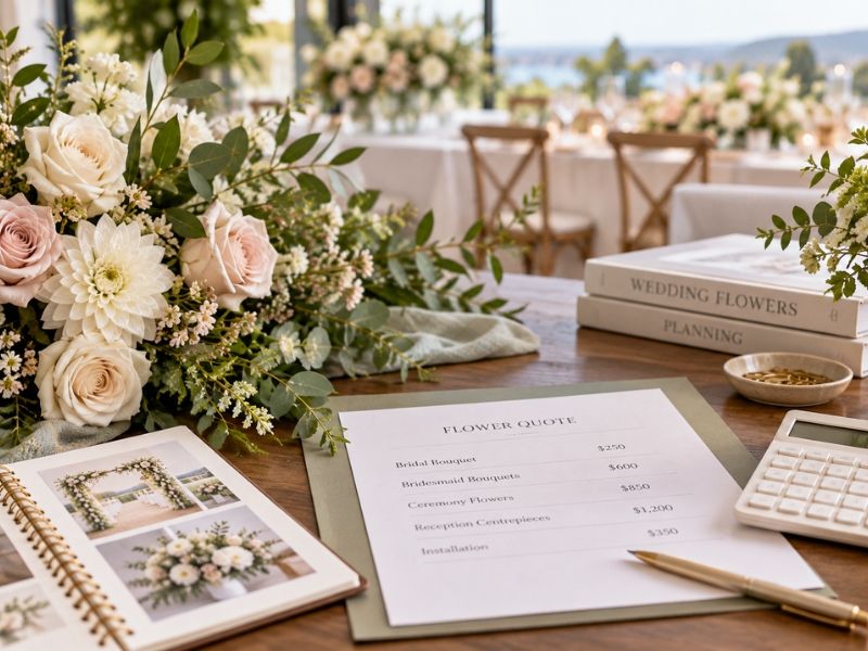 What wedding flowers cost
